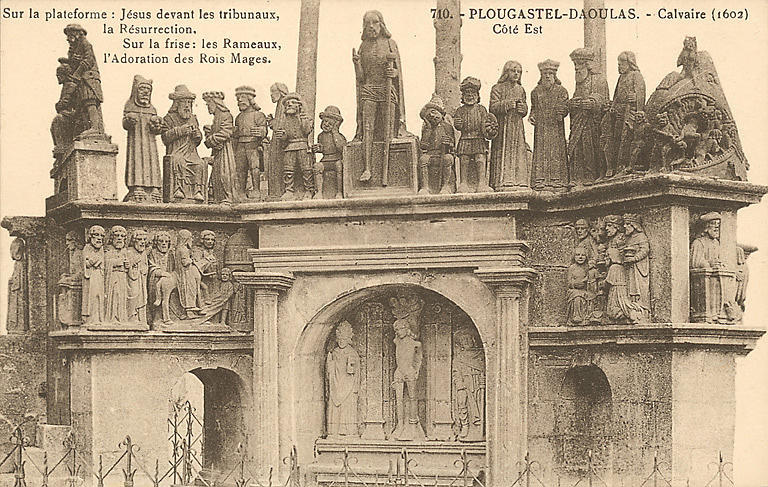 710 - PLOUGASTEL-DAOULAS - CALVAIRE (1602) COTE EST
