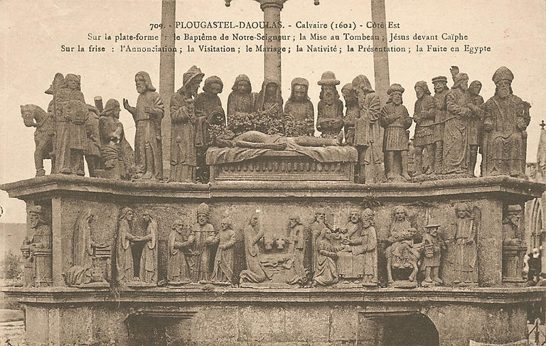 709 - PLOUGASTEL-DAOULAS - CALVAIRE (1602) COTE EST