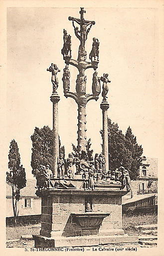 5 ST-THEGONNEC (FINISTERE) - LE CALVAIRE (XVIE SIECLE)