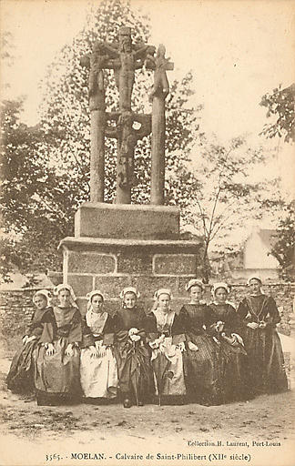 3565 MOELAN - CALVAIRE DE SAINT-PHILIBERT (XIIE SIECLE)