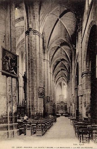 Saint-Maximin la Sainte-Baume : La Basilique - La Nef du Rosaire