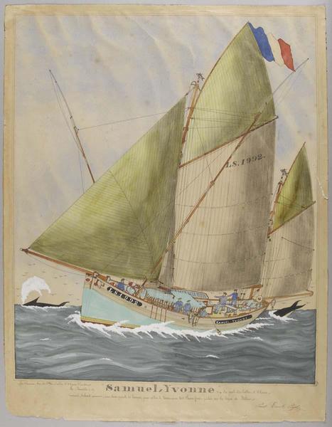 Le Dundee : Samuel-Yvonne, du port des Sables d'Olonne (titre inscrit)