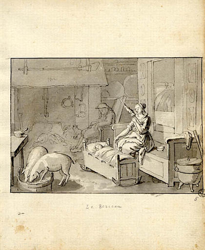 Le berceau (titre inscrit)