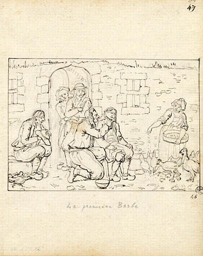 La première barbe (titre inscrit)