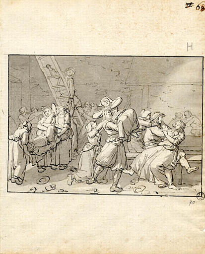 Scène de galanteries (titre factice)