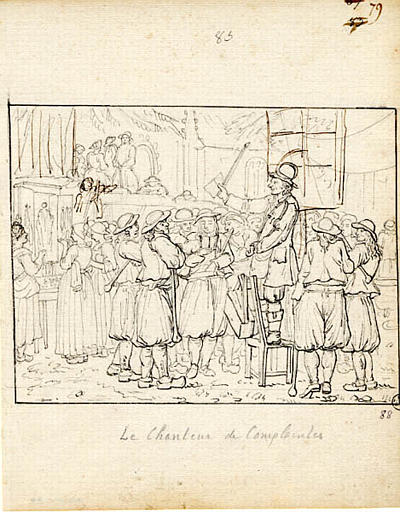 Le chanteur de complaintes (titre inscrit)