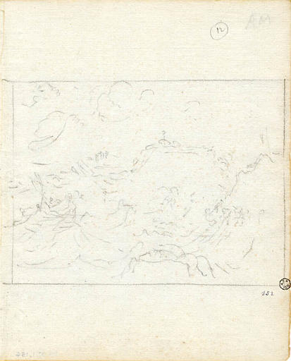 Tempête sur la côte (titre factice)