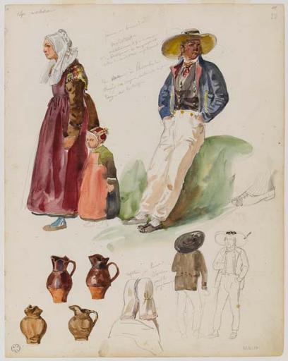 femme et homme de Malestroit (titre inscrit)