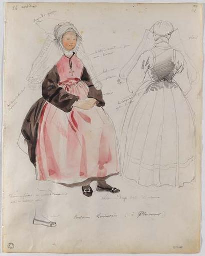 Costume lorientais (à Ploemeur) (titre inscrit)