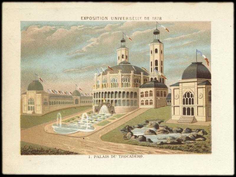 EXPOSITION UNIVERSELLE DE 1878 / 1. PALAIS DU TROCADERO (titre inscrit)