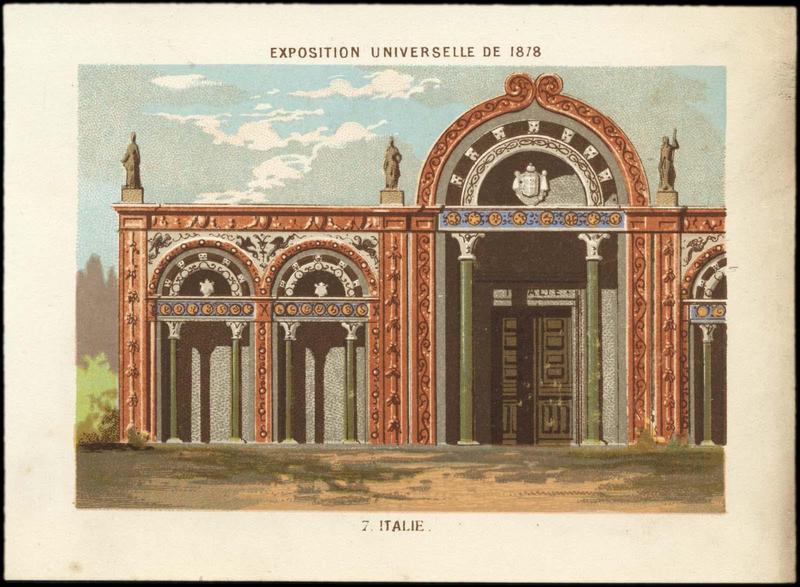 EXPOSITION UNIVERSELLE DE 1878 / 7. ITALIE (titre inscrit)