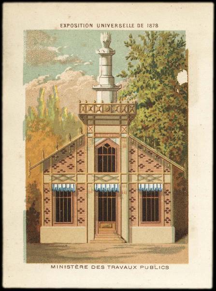 EXPOSITION UNIVERSELLE DE 1878 / MINISTERE DES TRAVAUX PUBLICS (titre inscrit)
