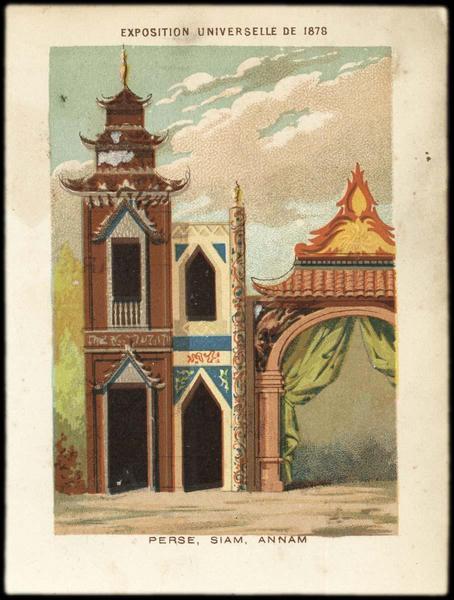 EXPOSITION UNIVERSELLE DE 1878 / PERSE SIAM ANNAM (titre inscrit)