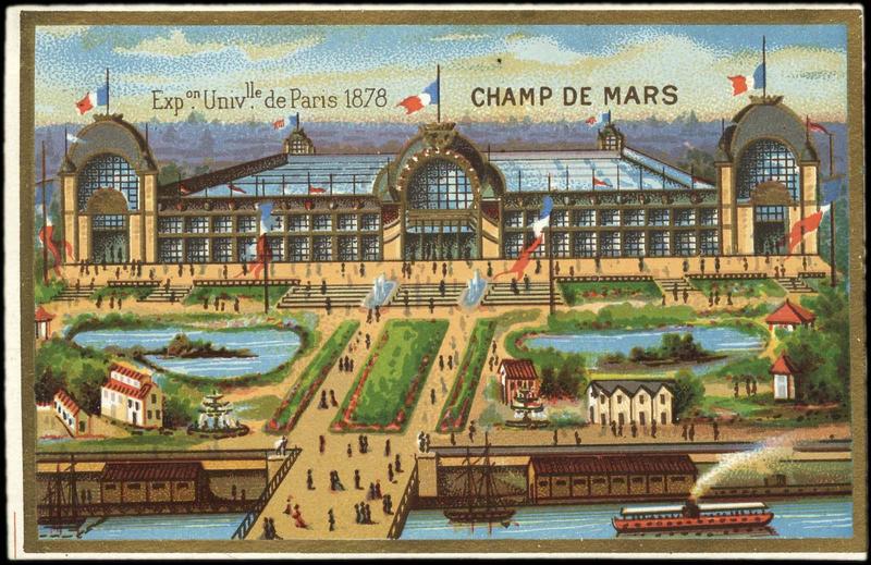 Exposition Universelle de Paris 1878 / CHAMPS DE MARS (titre inscrit)