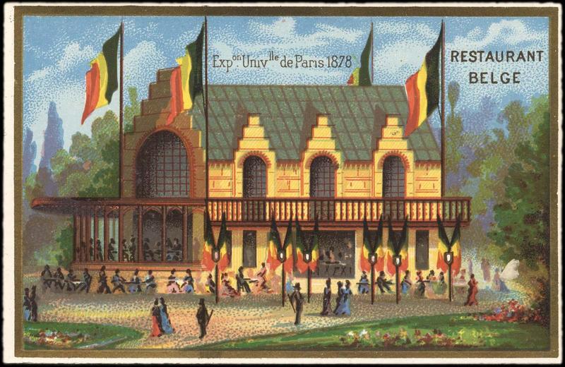 Exposition Universelle de Paris 1878 / RESTAURANT BELGE (titre inscrit)
