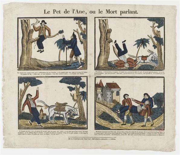Le Pet de l'Ane, ou le Mort parlant. (titre inscrit)