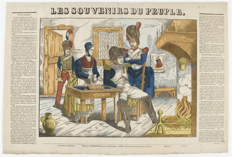 LES SOUVENIRS DU PEUPLE. (titre inscrit)