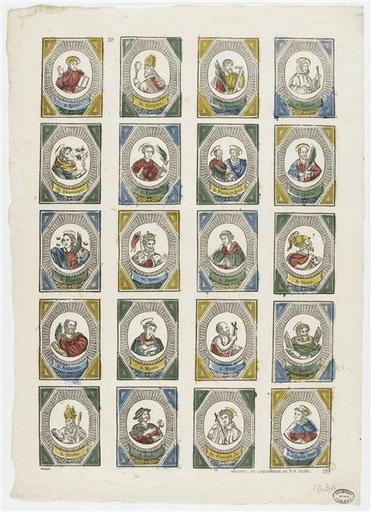 Planche de saintetés (titre factice)
