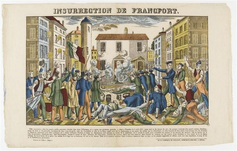 INSURRECTION DE FRANCFORT. (titre inscrit)