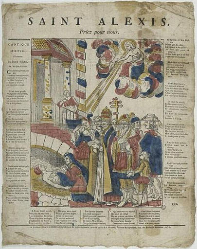SAINT ALEXIS, / Priez pour nous (titre inscrit)