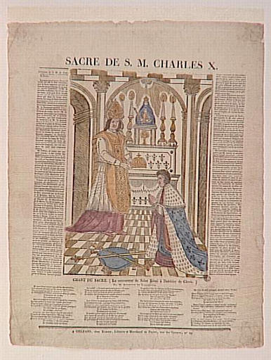 SACRE DE S.M. CHARLES X. (titre inscrit)