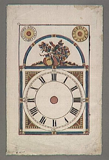 Cadran d'horloge (titre factice)