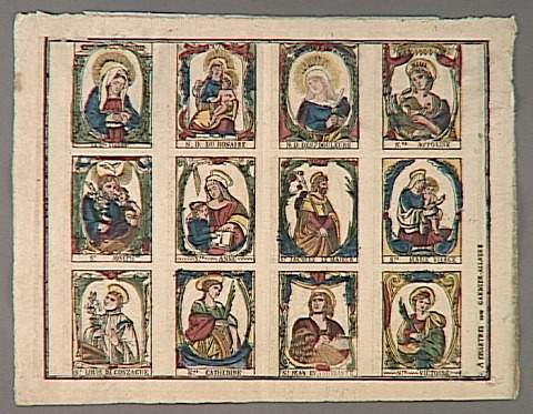 Planche de saintetés (titre factice)