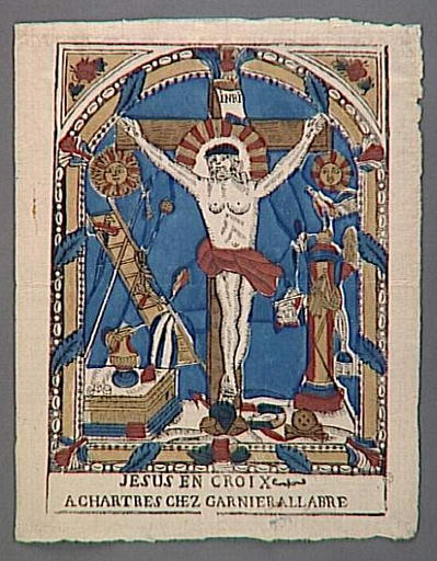 JESUS EN CROIX (titre inscrit)