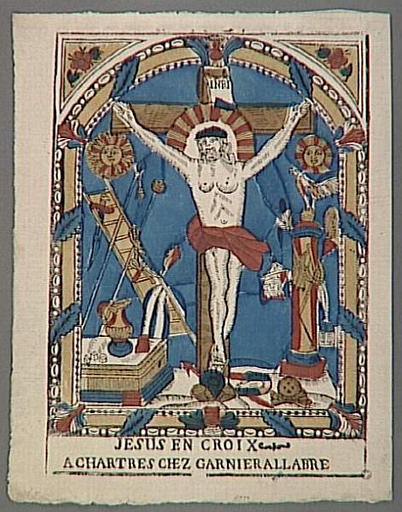 JESUS EN CROIX (titre inscrit)