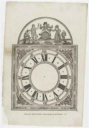 Cadran d'horloge (titre factice)