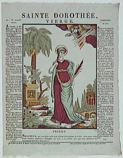 SAINTE DOROTHEE / VIERGE (titre inscrit)