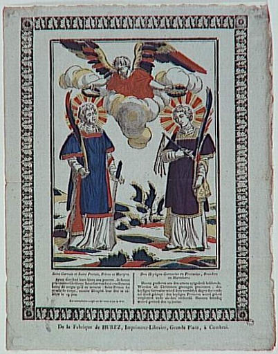 SAINT GERVAIS ET SAINT PROTAIS, FRERES ET MARTYRS (titre inscrit)