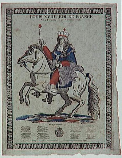 LOUIS XVIII, ROI DE FRANCE (titre inscrit)