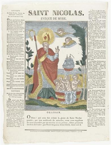 SAINT NICOLAS. EVEQUE DE MYRE (titre inscrit)