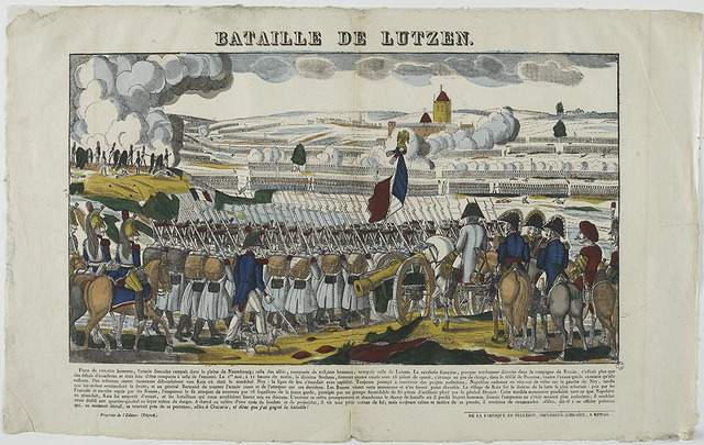 BATAILLE DE LUTZEN (titre inscrit)