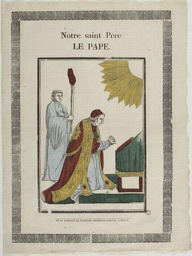 Notre saint Père / LE PAPE (titre inscrit)