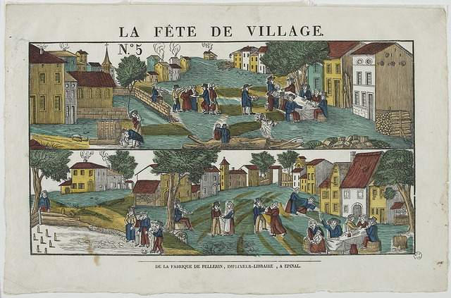 LA FETE DE VILLAGE. / N° 5 (titre inscrit)