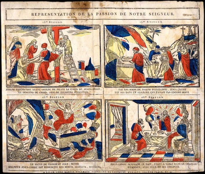 REPRESENTATION DE LA PASSION DE NOTRE SEIGNEUR (13E STATION...16E STATION) (titre inscrit)