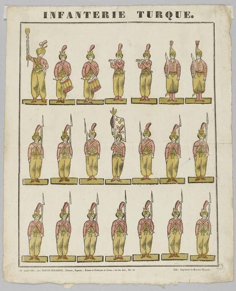 INFANTERIE TURQUE (titre inscrit)