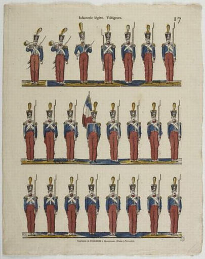 INFANTERIE LEGERE.VOLTIGEURS 17 (titre inscrit)