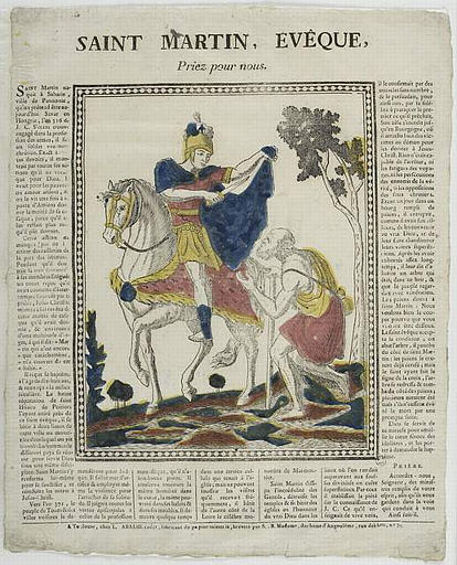 SAINT MARTIN, EVEQUE / Priez pour nous (titre inscrit)