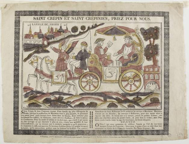 SAINT CREPIN ET SAINT CREPINIEN, PRIEZ POUR NOUS (titre inscrit)