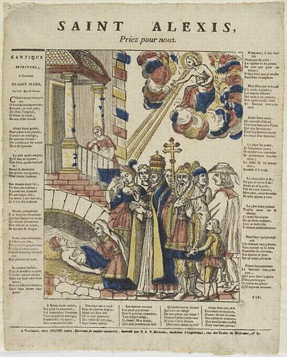 SAINT ALEXIS / PRIEZ POUR NOUS (titre inscrit)