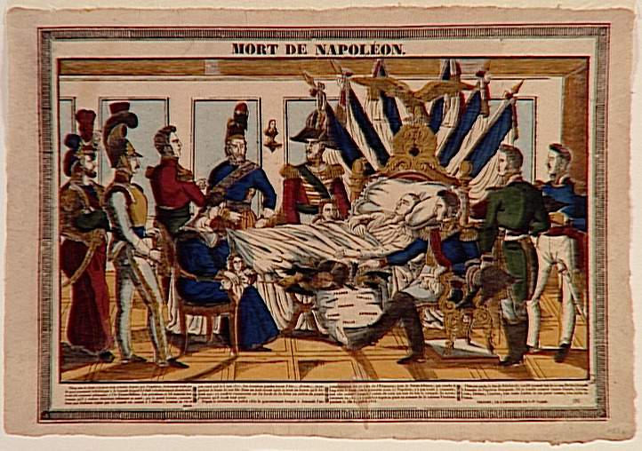 MORT DE NAPOLEON (titre inscrit)
