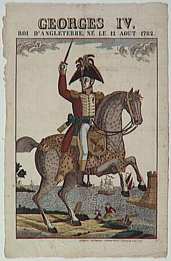 GEORGES IV, / ROI D'ANGLETERRE, NE LE 12 AOUT 1762. (titre inscrit)