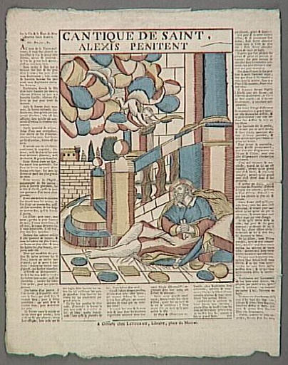 CANTIQUE DE SAINT, / ALEXIS PENITENT (titre inscrit)