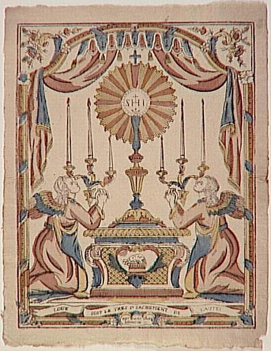 LOUE SOIT LE TRES ST SACREMENT DE L'AUTEL (titre inscrit)