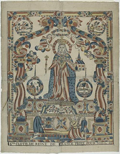 STE. CLOTILDE REINE DE FRANCE PRIEZ POUR NOUS (titre inscrit)