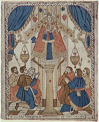 NOTRE DAME DE CHARTRE / PRIEZ POUR NOUS / JE VOUS SALUE MARIE... (titre inscrit)