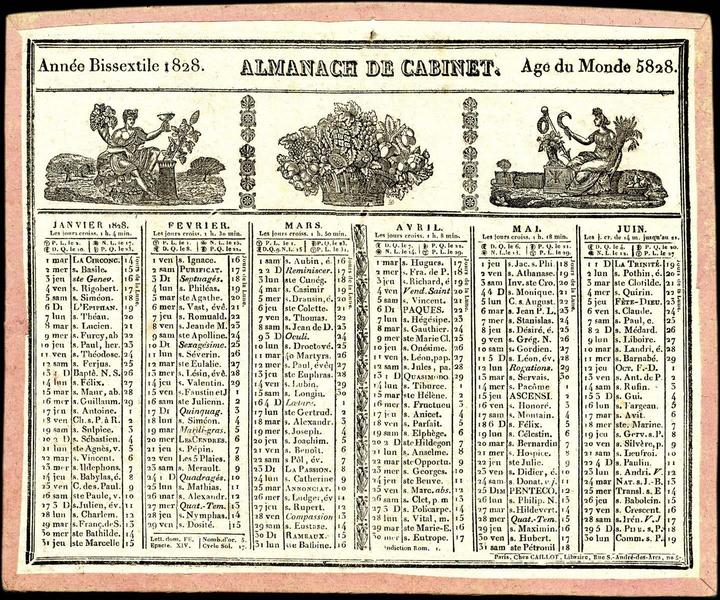 ALMANACH DE CABINET (titre inscrit)